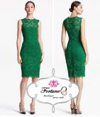 Vestido renda verde