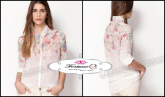 Camisa floral suave