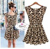 Vestido leopardo